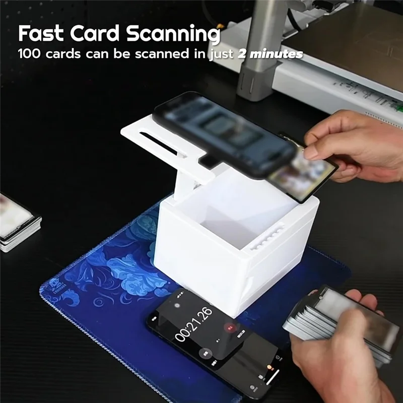 FFYY-Fast For MTG Card Scanner For Holiday Gatherings Party Trading Cards Scanstand Card Scanner Holder