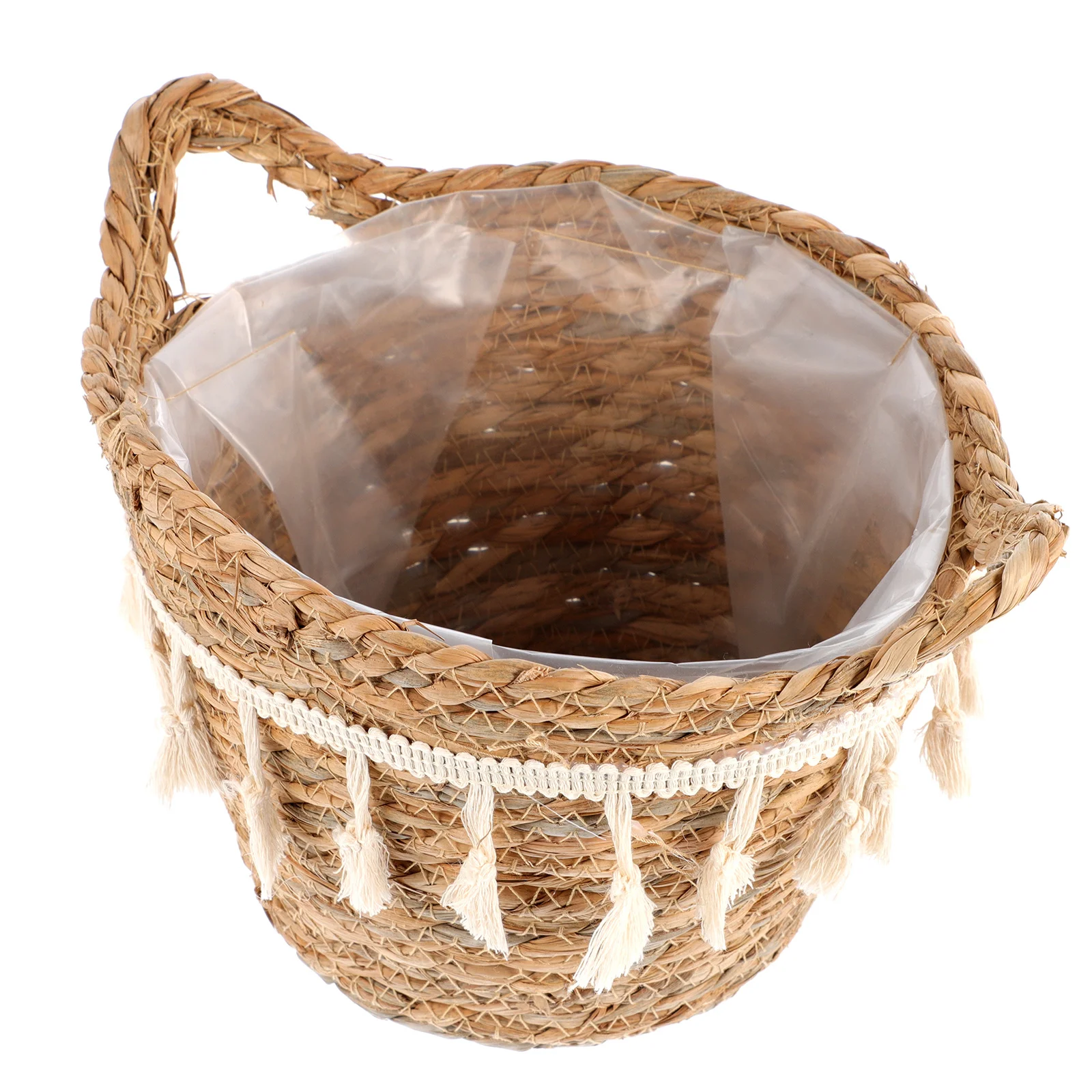 

Natural Woven Basket Straw Braid Storage Box Multipurpose Tidy Organizer Simple Design Fresh Fragrance Household Storage