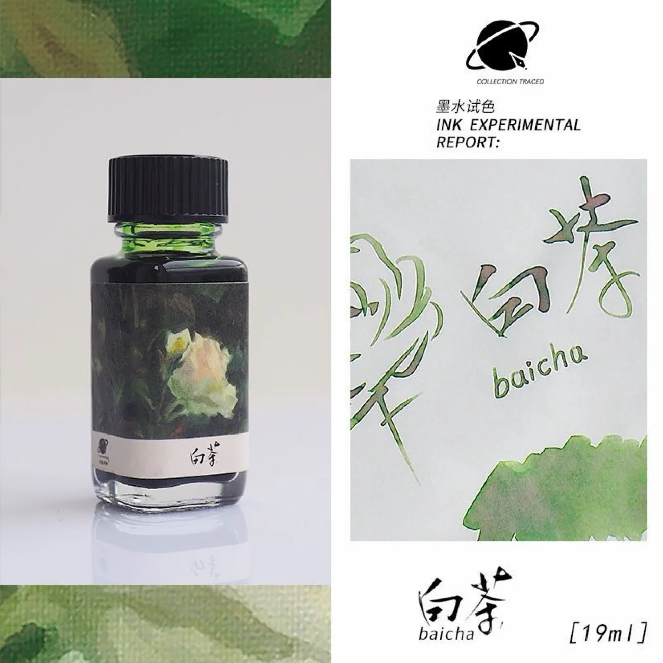 

CAIQI 19ml 52 Colors Sheen Waterproof Fountain Pen Ink Non-Carbon Gradient Color Ink for Dip Pen Stationery School Supplies
