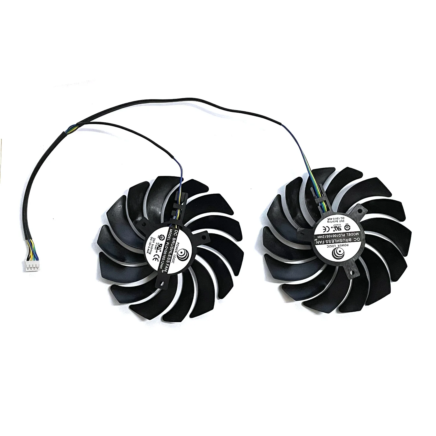 2PCS PLD10010S12HH DC 12V 0.4A 95MM 4PIN RX 5600 GPU 쿨러 MSI RX5600 XT 게임용 그래픽 카드 냉각 팬