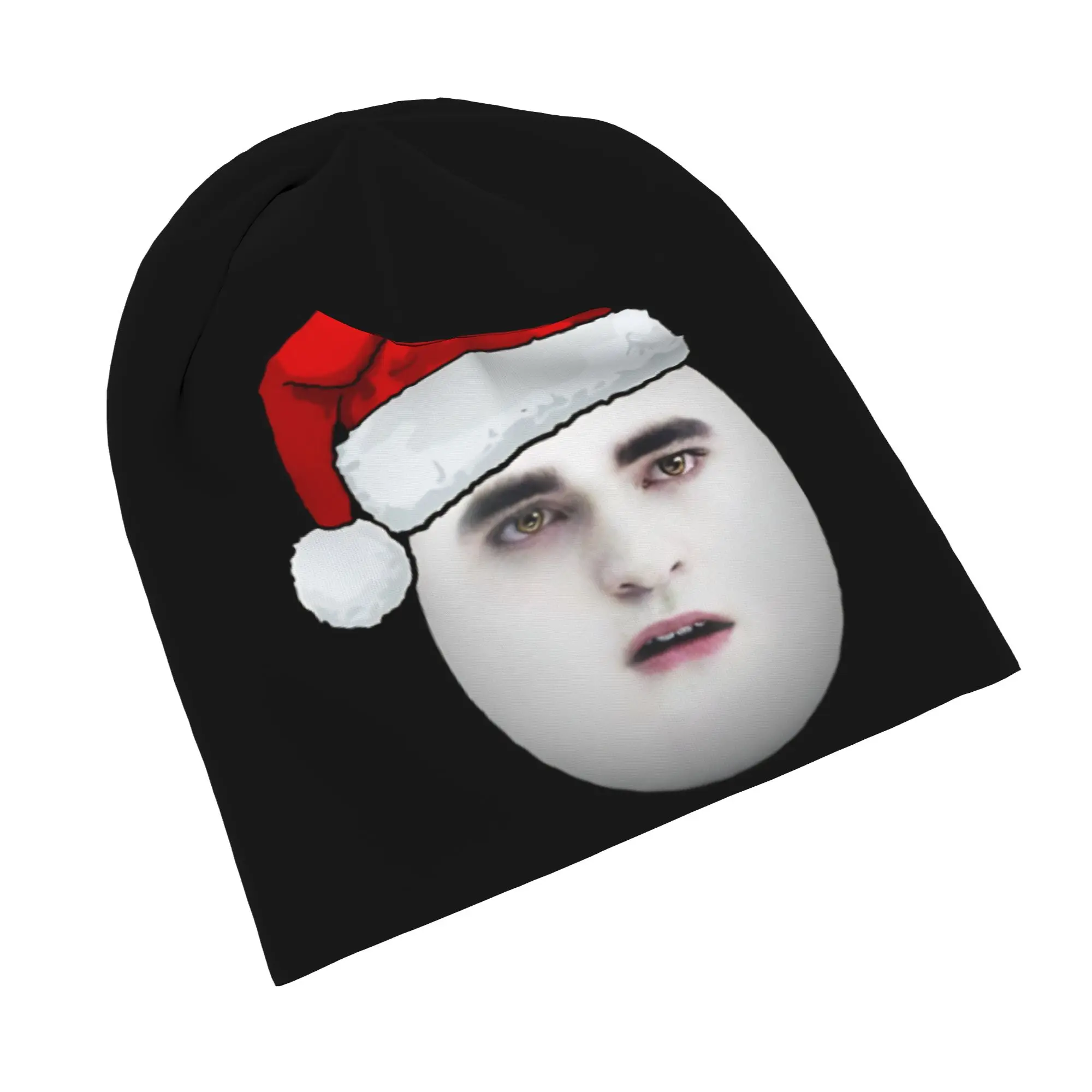 Christmas Eggward Funny Meme Skullies Beanies Hats Twilight Edward Cullen Winter Men Women Outdoor Cap Warm Dual-use Bonnet Hats