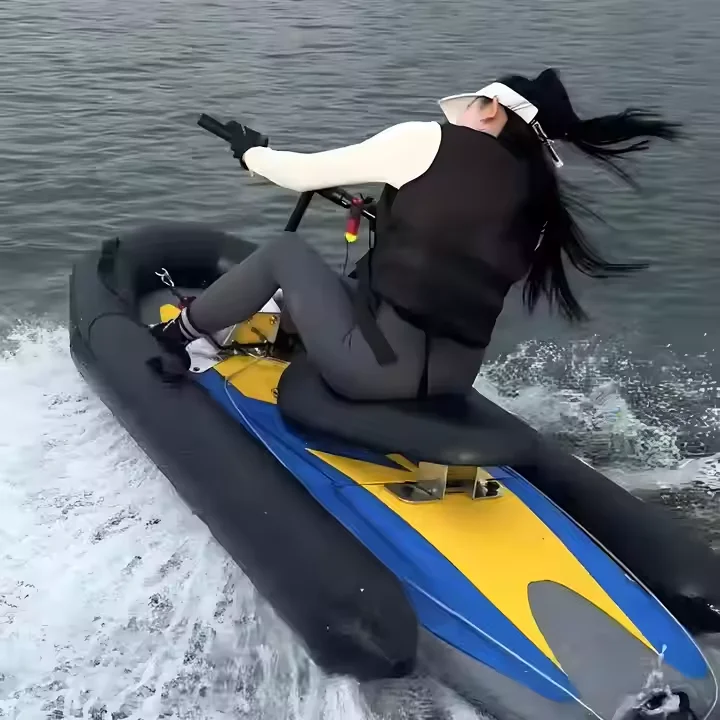 Fashionable Surf Kart 55km/h Electric Surfboard Set with Inflatable Board Seat Accessory for Water Ski