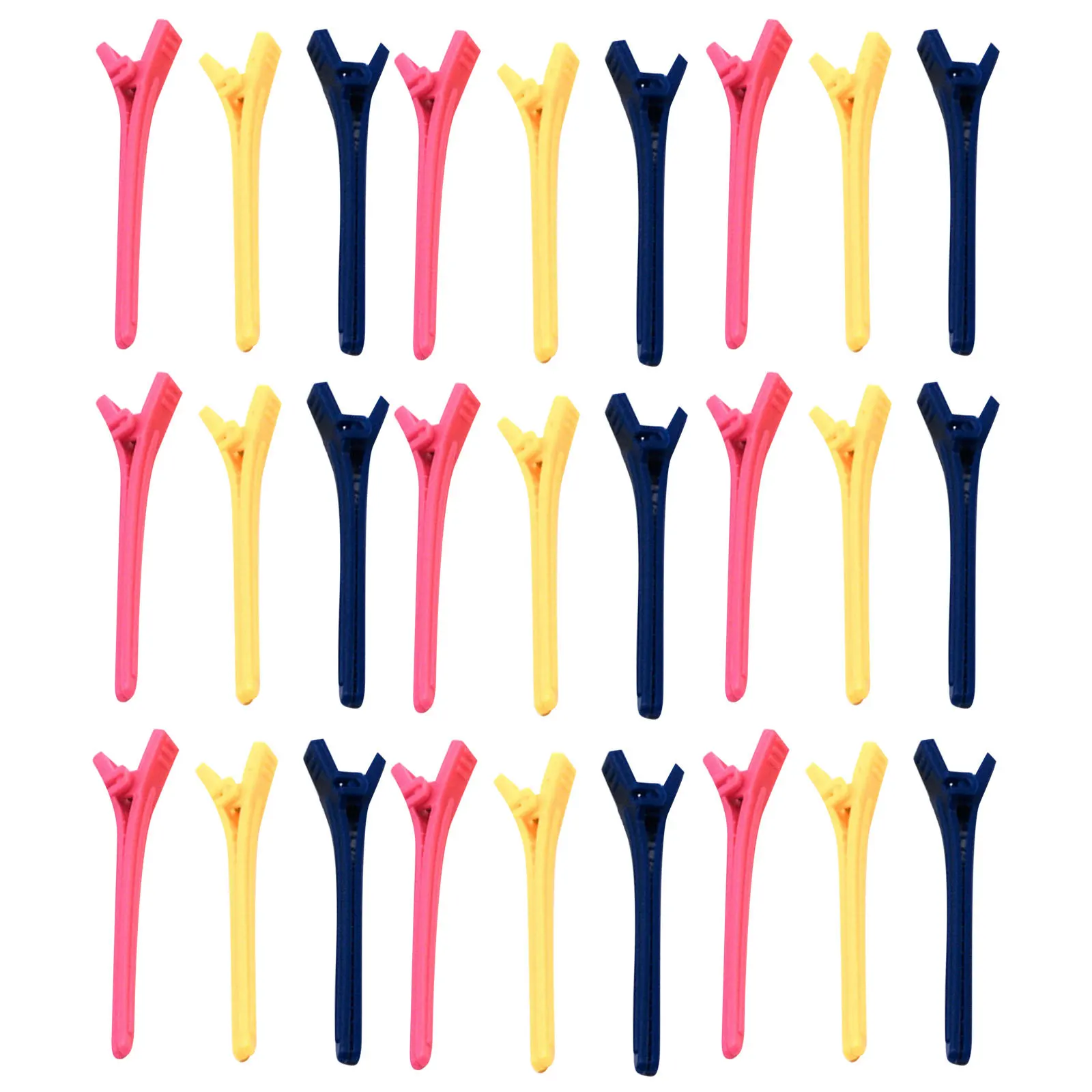 

50Pcs Hairdressing Clips Sturdy Plastic Alligator Clips Salon Accessories Hair Styling Tool for Women and Hairdressers