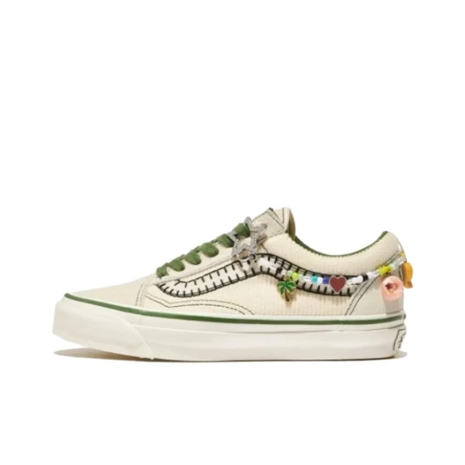 POIZON Old Skool Cocona Hiraki x Old Skool Premium Vans 'Pulseira da Amizade' VN000EGYCRM
