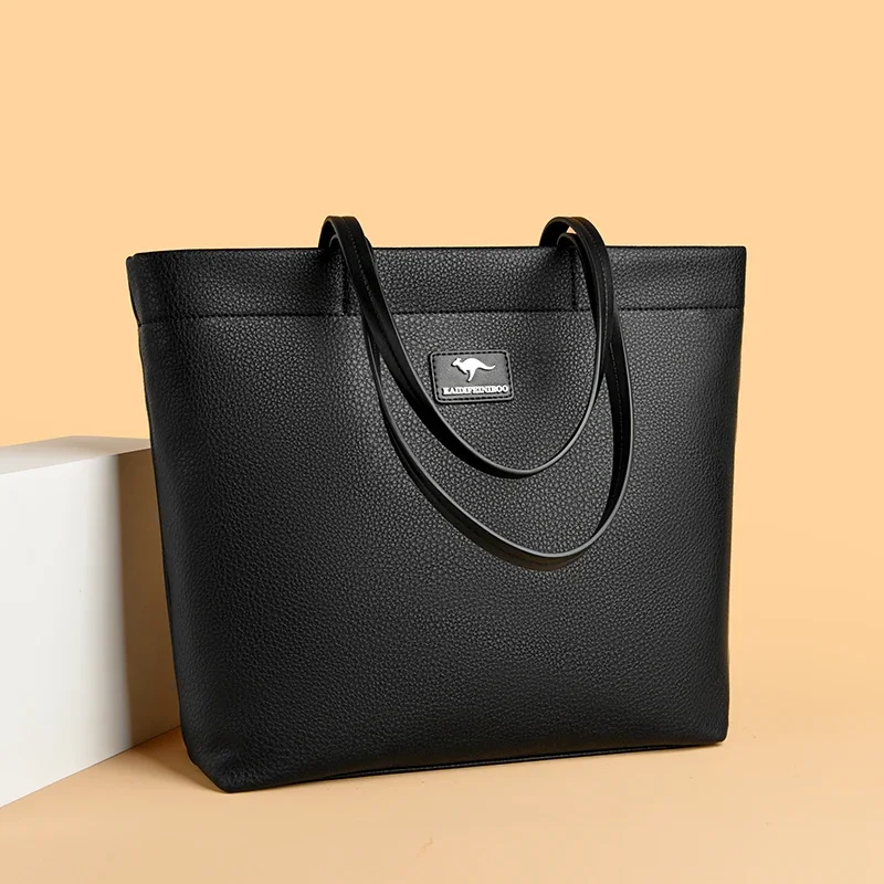 

High Quality Soft Leather Classic Women Handbags Luxury Designer Fashion Shopping Bag Brand Large Capacity Women's Shoulder Bag