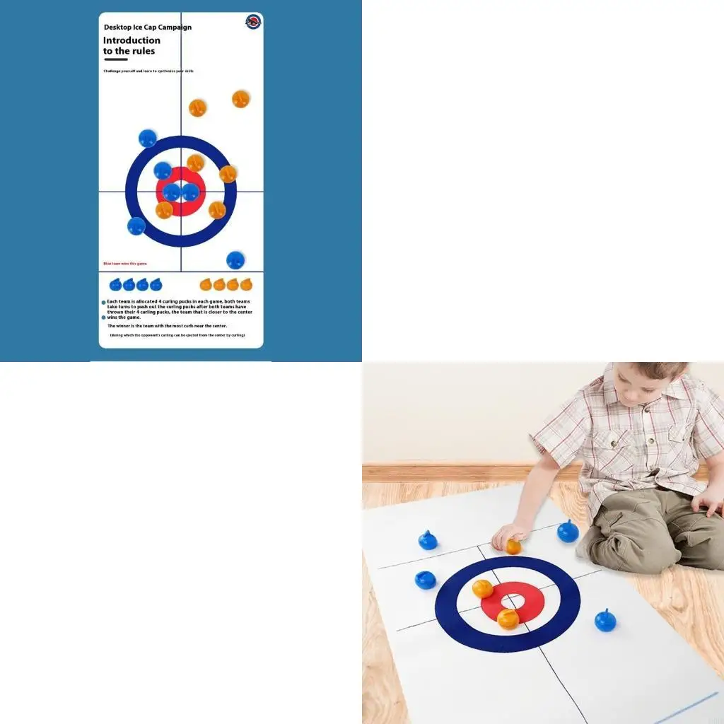 

Смешная настольная настольная игра в керлинг -игре в спортивных спортивных играх настольная игра 4xbb