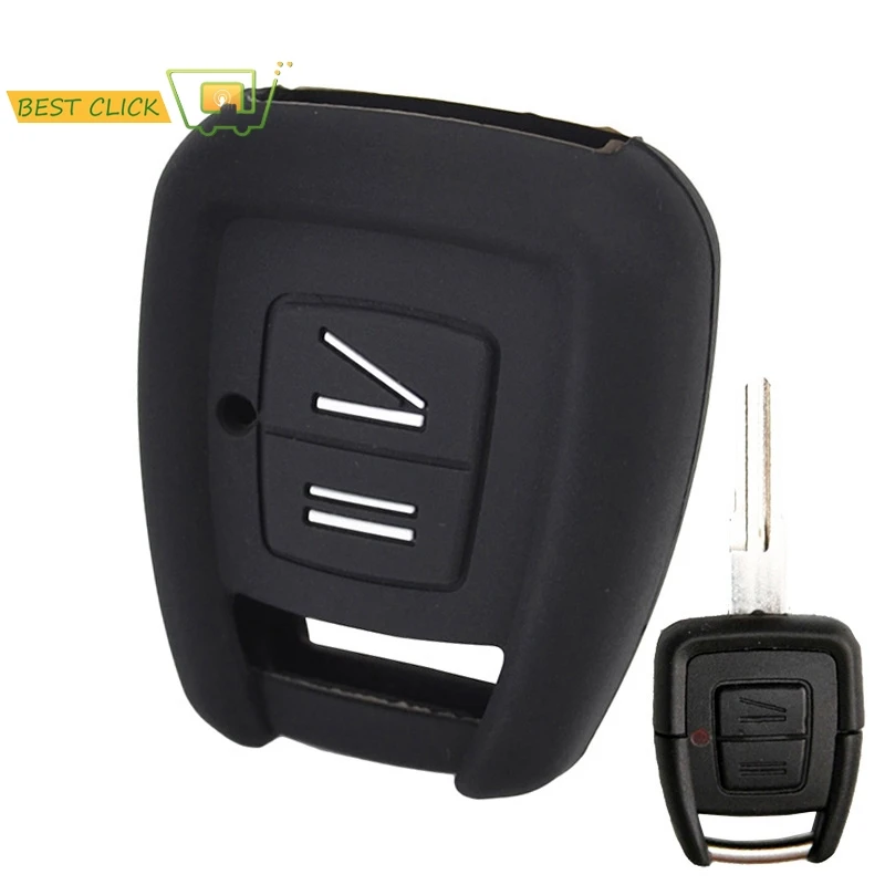 2 Button Silicone Car Remote Key Fob Shell Cover Case For VAUXHALL / OPEL Astra Zafira Frontera Omega Vectra Signum Tigra