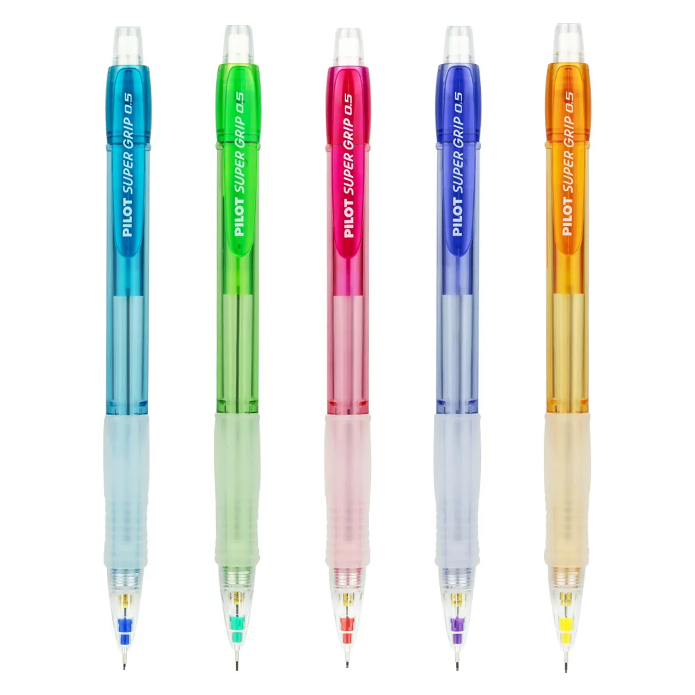 Automatic Pencil Color Transparent Activity Pencil 0.5 Non Toxic and Non Breakable Elementary School Drawing H-185N 