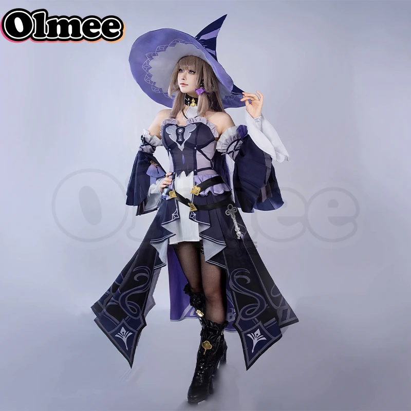 [Olmee] In Stock The Herta Cosplay Costume Sp Sra. La Grande A 5 Star Herta Honkai Star Rail Full Set Wig Halloween Xmas