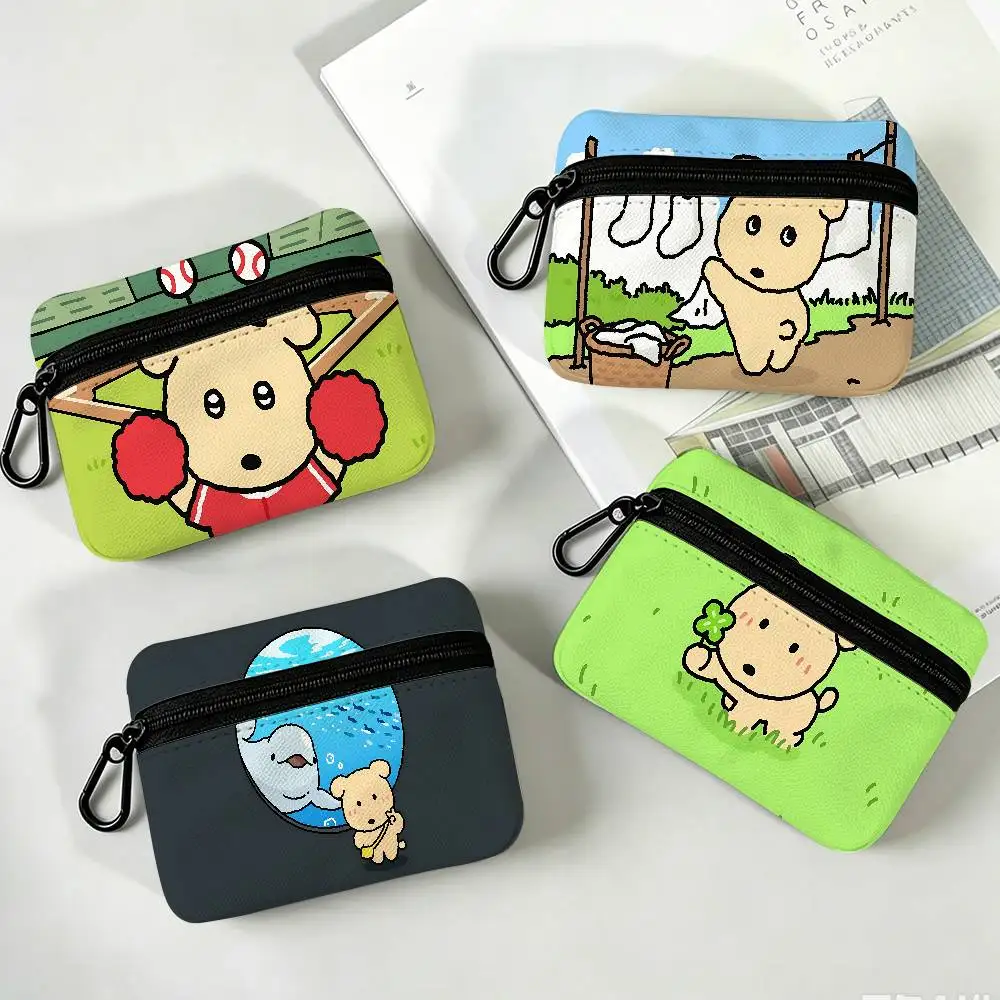 G-Ggamja Wear-resistant Oxford Cloth Coin Purse Portable Backpack Hanging Card Storage Bag
