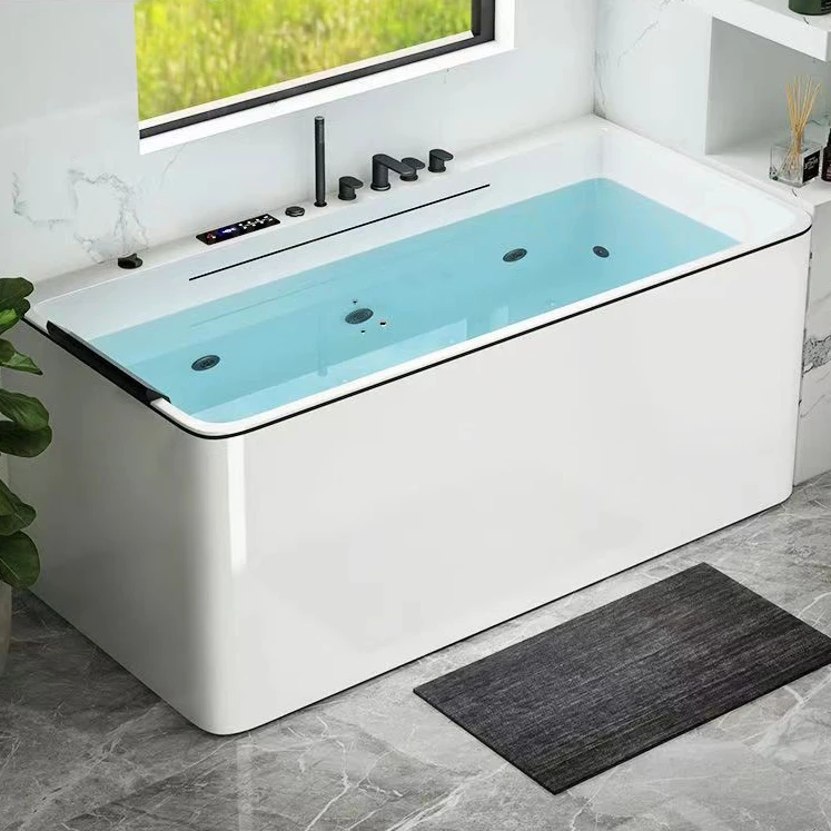 

New Born Tub One Bath Indoor Water Jet Whirlpool Spa Bathtubs With Tv Surfing Home Luxury Brand New Bathtub For Hotel Bathroom