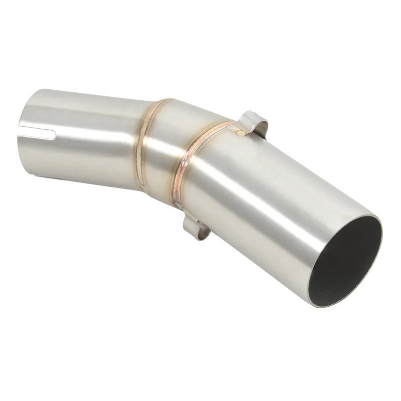 Slip On Motorcycle Exhaust System Escape 51mm Middle Mid Link Pipe Moto Muffler For KAWASAKI ER6N ER6F ER650 EX650 2005 -2011