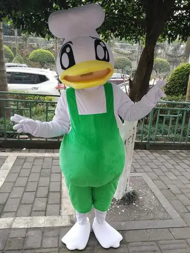 Costume de mascotte de canard de dessin animé de Noël pour adultes, olympiques de cosplay de mascotte animale, fête d'Halloween, sur mesure