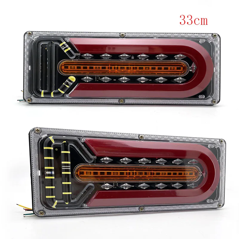 2X12-24V Tylne światło ostrzegawcze LED do przyczep ciężarowych Tylne światło ostrzegawcze do przyczep ciężarowych Przyczepy kempingowe UTE Camper Światło tylne przeciwmgielne — zdjęcie 7