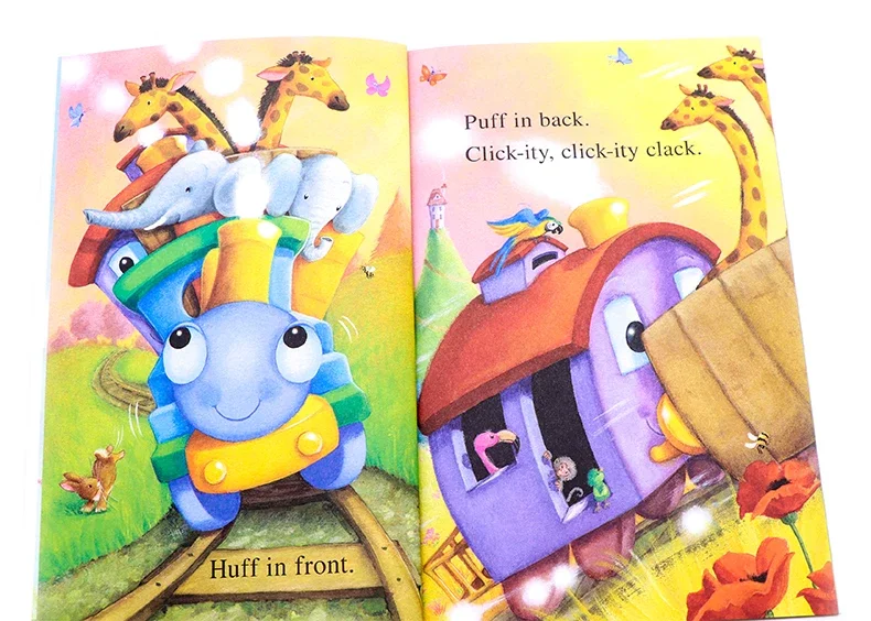 3 كتب/مجموعة، Huff and Puff My First I Can Read، كتب الأطفال الذين تتراوح أعمارهم بين 3 4 5 6 كتاب قراءة باللغة الإنجليزية، كتب مصورة HJ-030