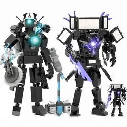 Titan Skibidi Toilet Building Block Toys para niños, Speakerman, Camara, Titan TV Man Bricks Set, novedad, juguetes para niños, regalos de Navidad