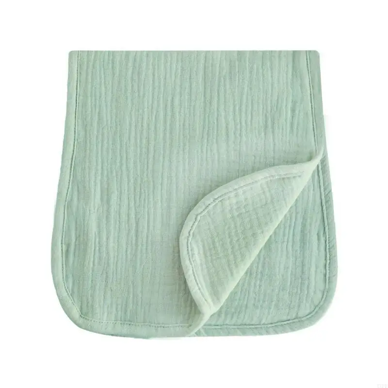 

6-layer Baby Bibs Cotton Burp Cloths Rectangle Shaped Drooling Bib Shoulder Pad