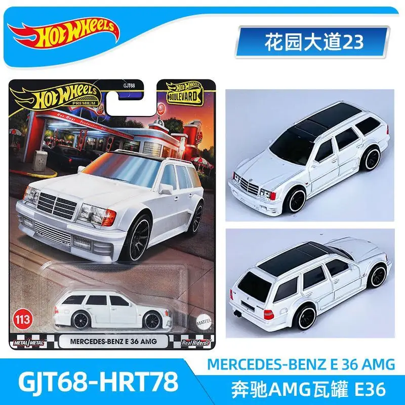 Hot Wheels Car Culture Boulevard Series Car Model 1/64 Volkswagen Bus Bmw M3 Benz E 36 Cars Model Boy Collection Holiday Gifts