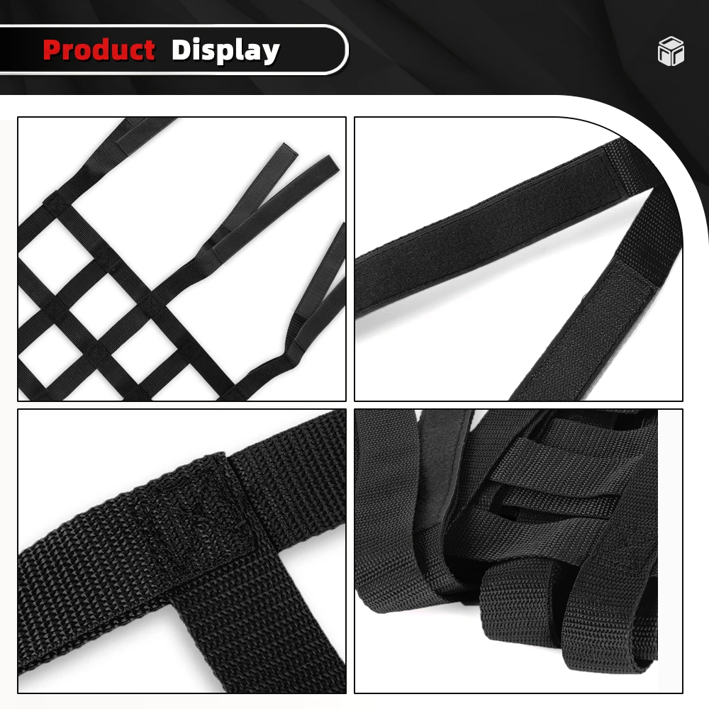 RASTP-متعددة الوظائف شبكة شبكة بضائع السيارات سقف صافي أرجوحة ل جيب رانجلر YJ TJ JK JKU JL JLU والمصارع JT 1987-2020 BAG111 #4