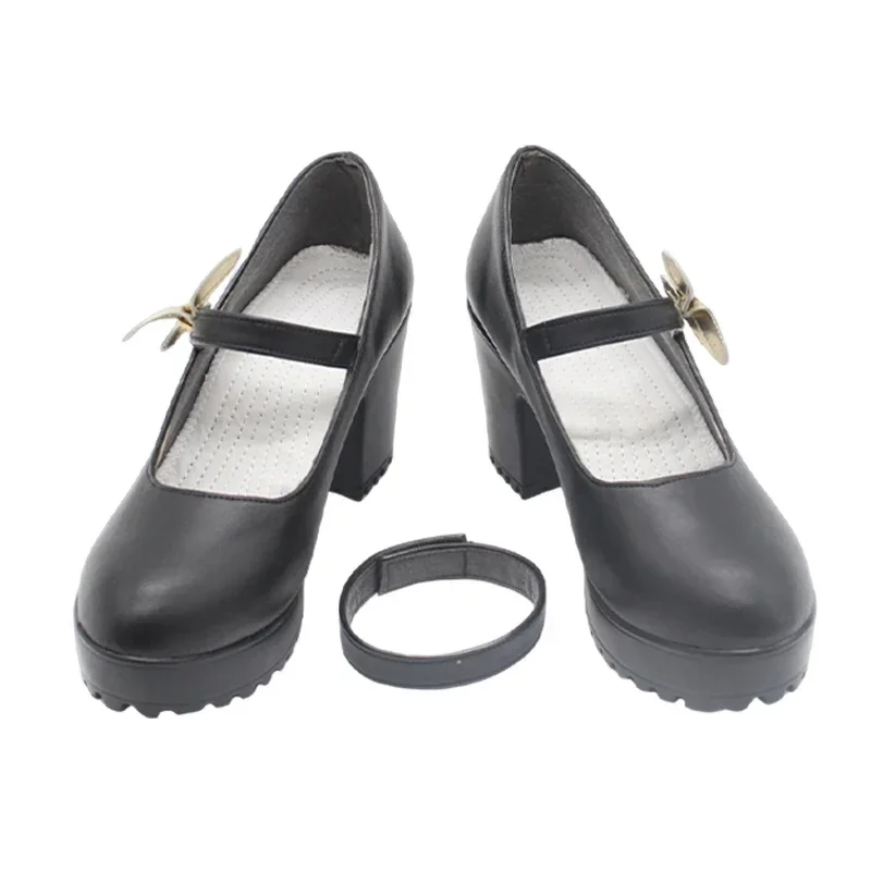 Elysia Cosplay Shoes Game Honkai Impact 3 Cosplay Prop Halloween Carnival Boots PU Shoes Custom Made