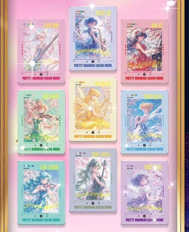 Sailor Moon Card Tsukino Usagi Luna Takeuchi 3D Relief Gold Plating Fantasy Magic Eternal Crystal Anime Collection Card Toy Gift