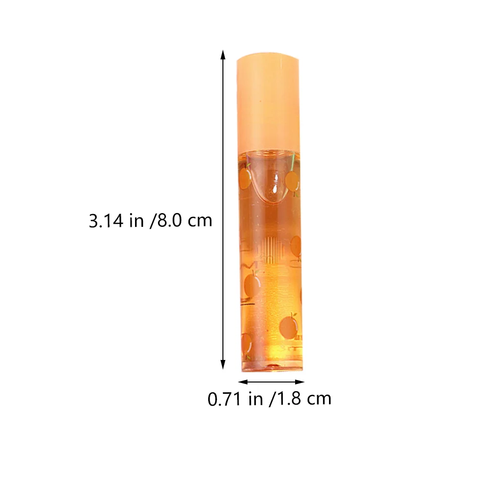 Pommade à lèvres hydratante transparente, brillant à lèvres aromatisé aux fruits, baume léger Portable pour les lèvres gercées, hydratation en déplacement, 5 pièces