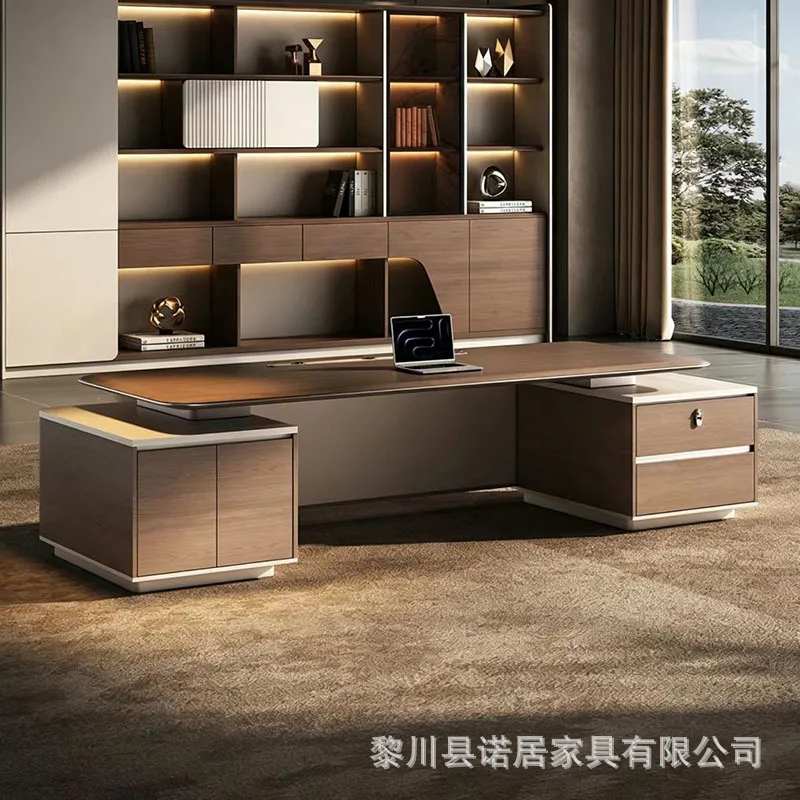 CEO Desk,Boss Table,Blister-Packed Executive Desk, Modern Minimalist Design, High-End And Luxurious, Suitable For A CEO Or Manag