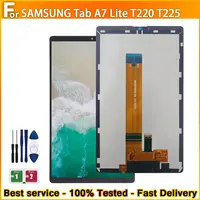 100% prueba LCD para Samsung Galaxy Tab A7 Lite 2021 SM-T220 (WIFI) SM-T225 (3G) reemplazo de la pantalla táctil de la pantalla LCD