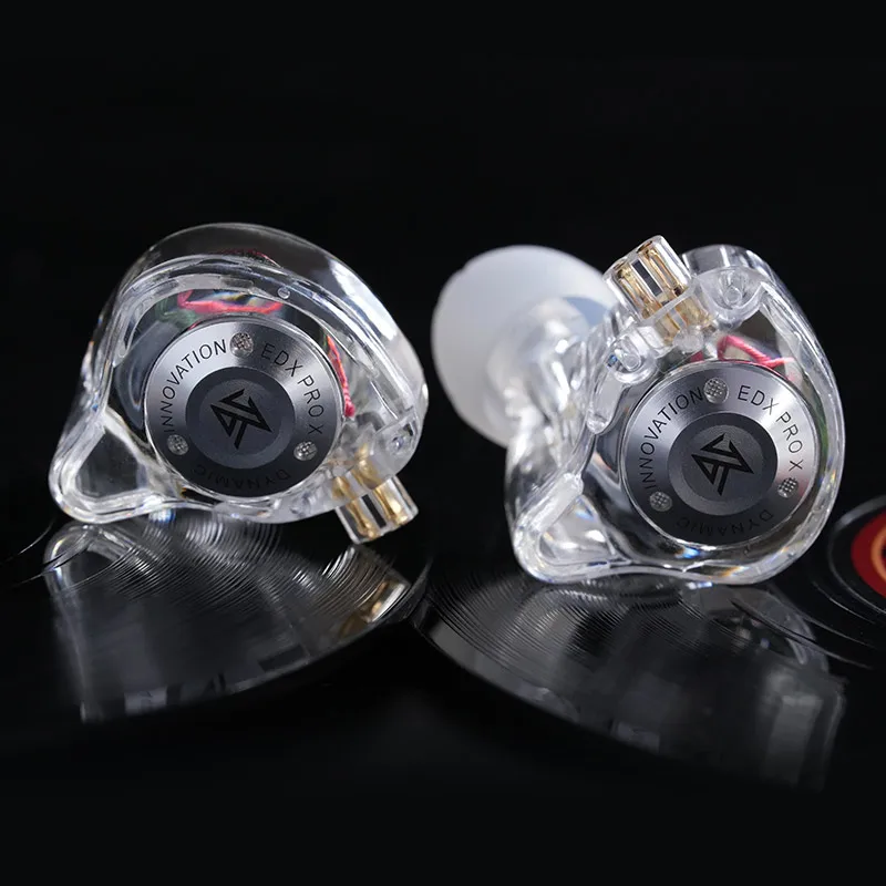 KZ EDX pro x IEM auricolari Dynamic Drive HiFi Deep Bass Sound auricolari Sport Music cuffie con cancellazione del rumore con cavo staccabile