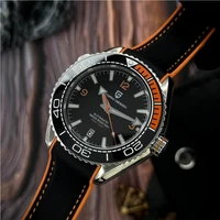 PAGANI DESIGN 42MM movimiento japonés reloj mecánico para hombres 100M impermeable cristal de zafiro bisel de cerámica hombres relojes de pulsera automáticos
