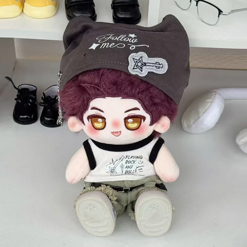 20cm Anime Game Love and Deepspace Valko Kawaii Cosplay Soft Cotton Doll Body With Skeleton Cartoon DIY Dress Up Toy Figure Gift