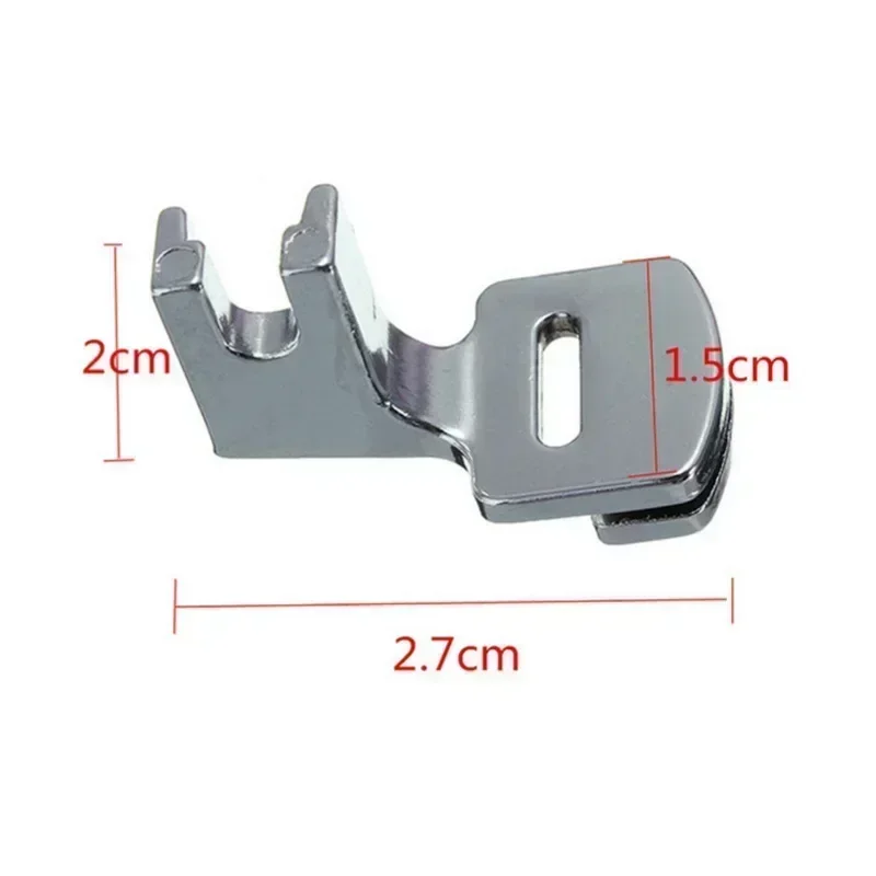 1Pcs Sliver Rolled Hem Curling Presser Foot for Sewing Machine Singer Janome Sewing Machine Accessories