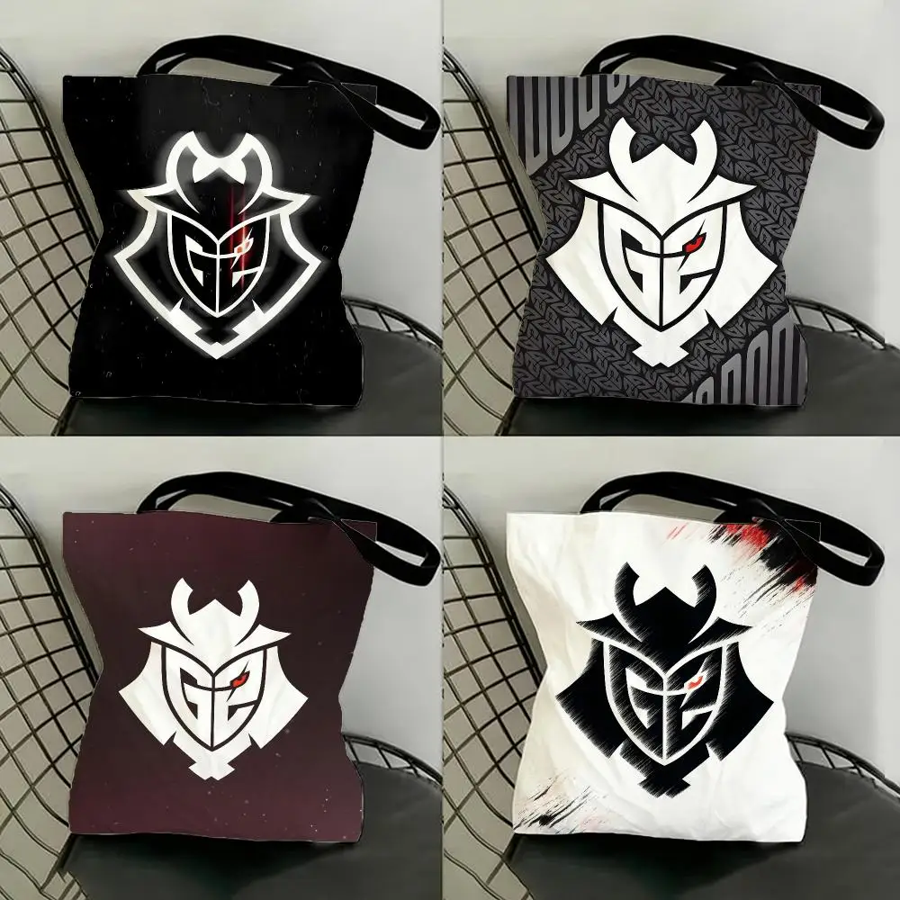 Esports Team G2 Esports Storage Bags Shopping Bags Series Print Bags Lightweight Shoulder Bag For Daily Use