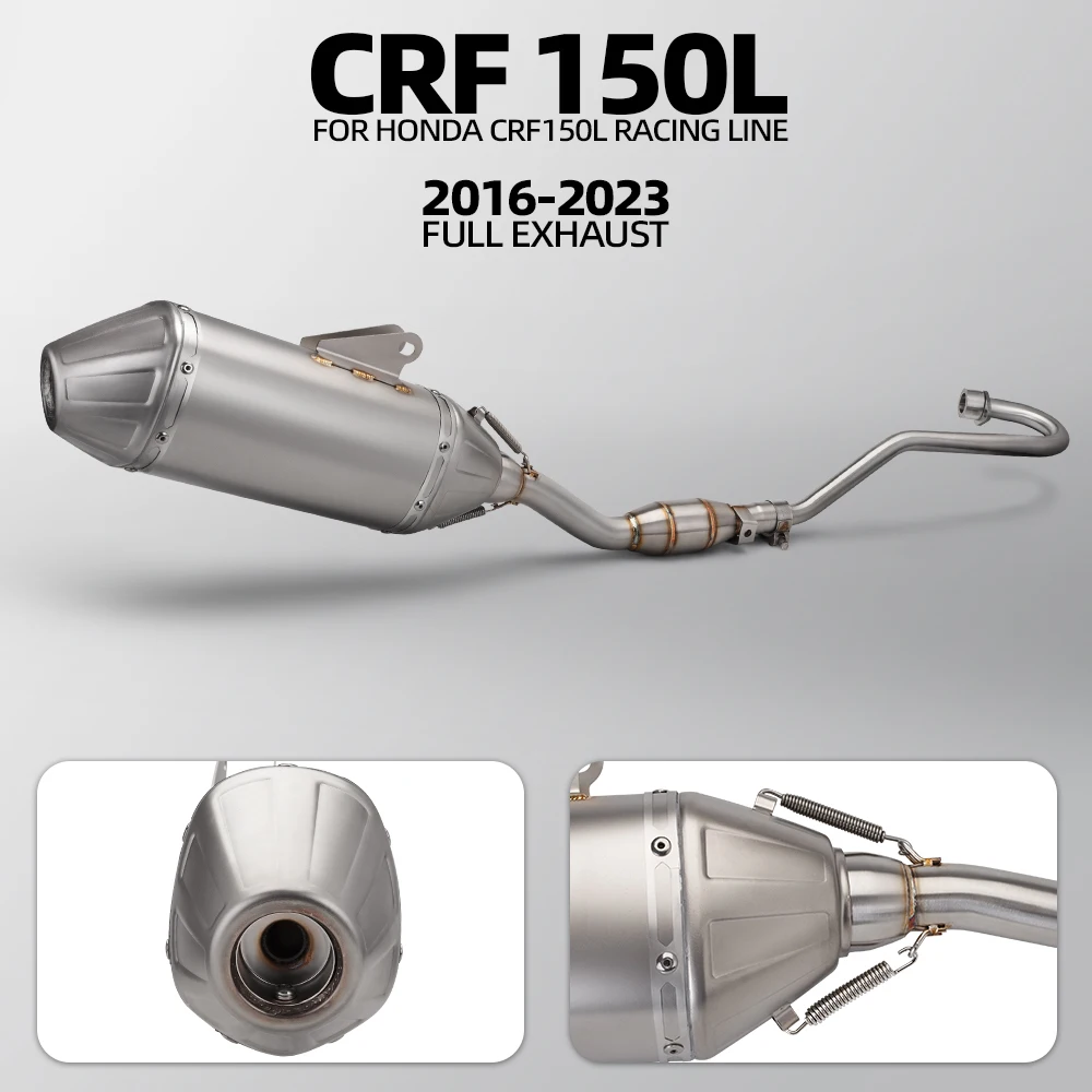

Off-road motorcycle exhaust pipe series For RALLY CRF150L CRF250 CRF150 Full motorcycle exhaust pipe system T158 For Ak