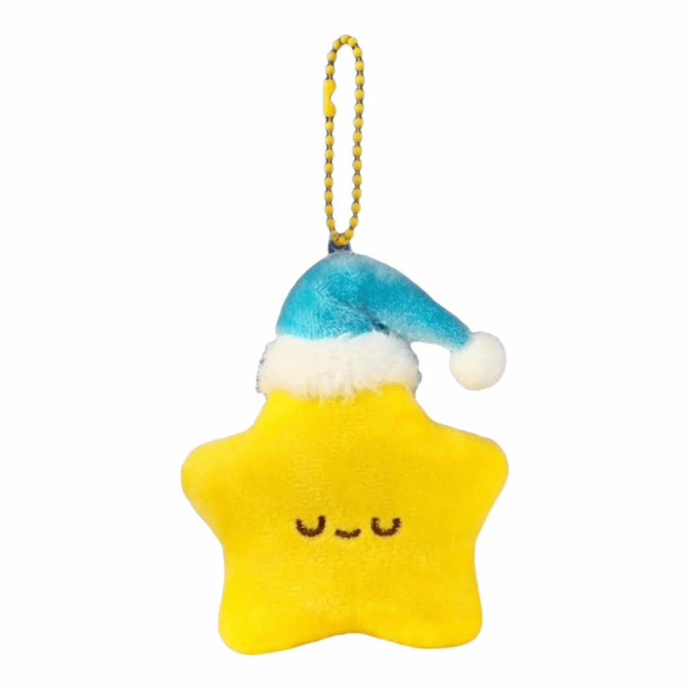 

Exquisite Cute Stars Fluffy Soft Toy Star Key Chain Fashion Jewelry Bag Pendant Charms Christmas Gift