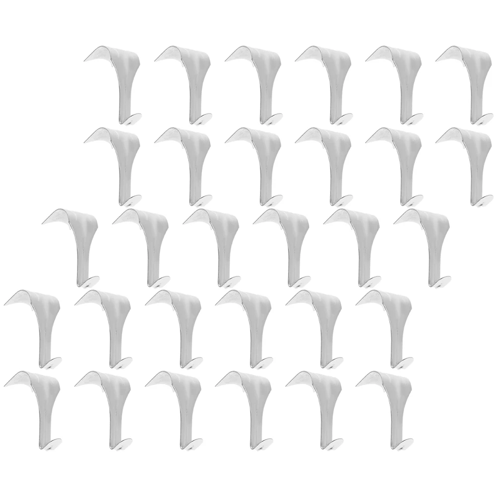 

30pcs Hooks Zinc Alloy Molding Hangers for Pictures Photo Frame Wall Exhibitions Hanging System
