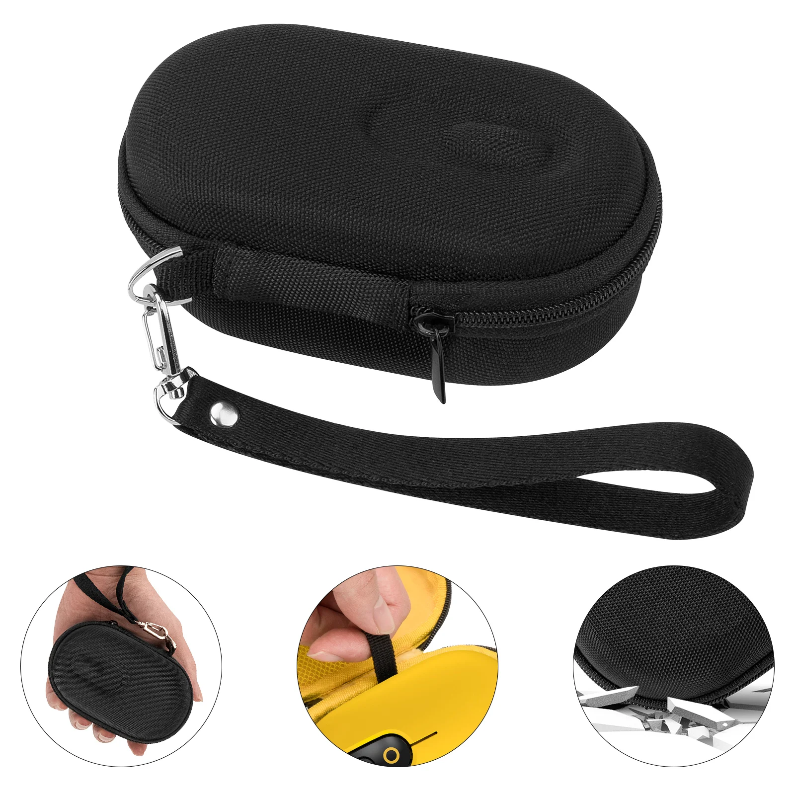 Geekria Mouse Carrying Case, Hard Shell Protective Travel Bag Wireless Mouse Storage Bag, Compatible with Logitech POP Mouse