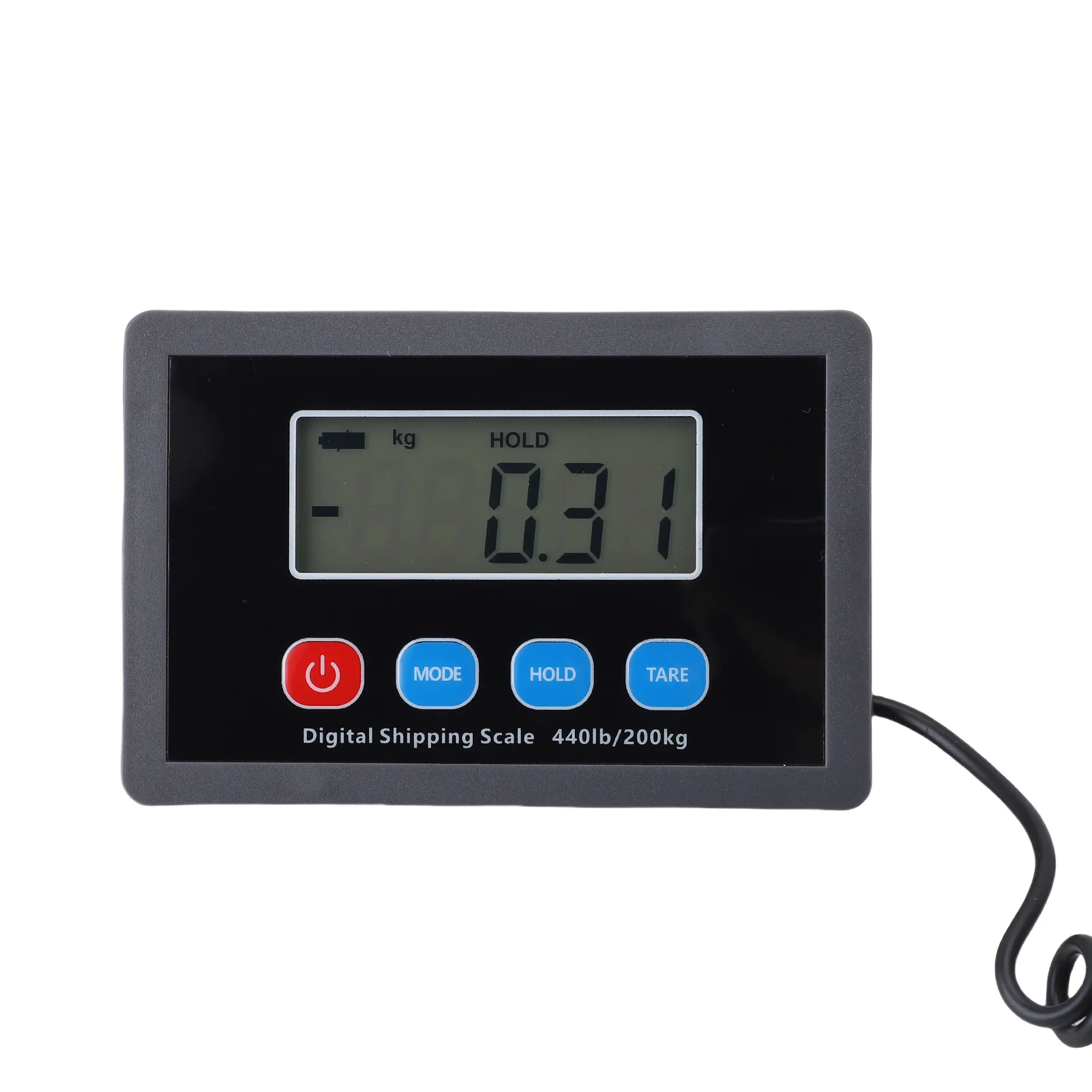 

Digital Postage Scale High Accurate Ultra Slim 440lbs Digital Scale 3 Weighing Modes LCD Display Stainless Steel for Warehouse