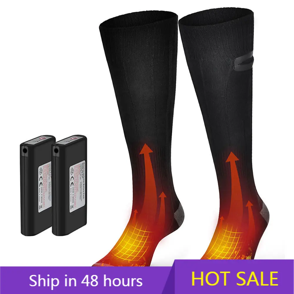

POWER LEAP Winter Camping Ski Rechargeable Self Heated Sock Beheizbare Socken Usb Battery