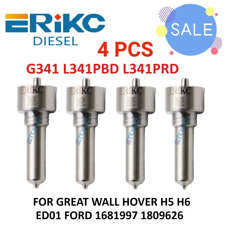 

4 шт. G341 L341PBD L341PRD 1100100-ed01 28231014 Сопло Common Rail для GREAT WALL HOVER H5 H6 INJECTOR ED01 FORD 1681997 1809626