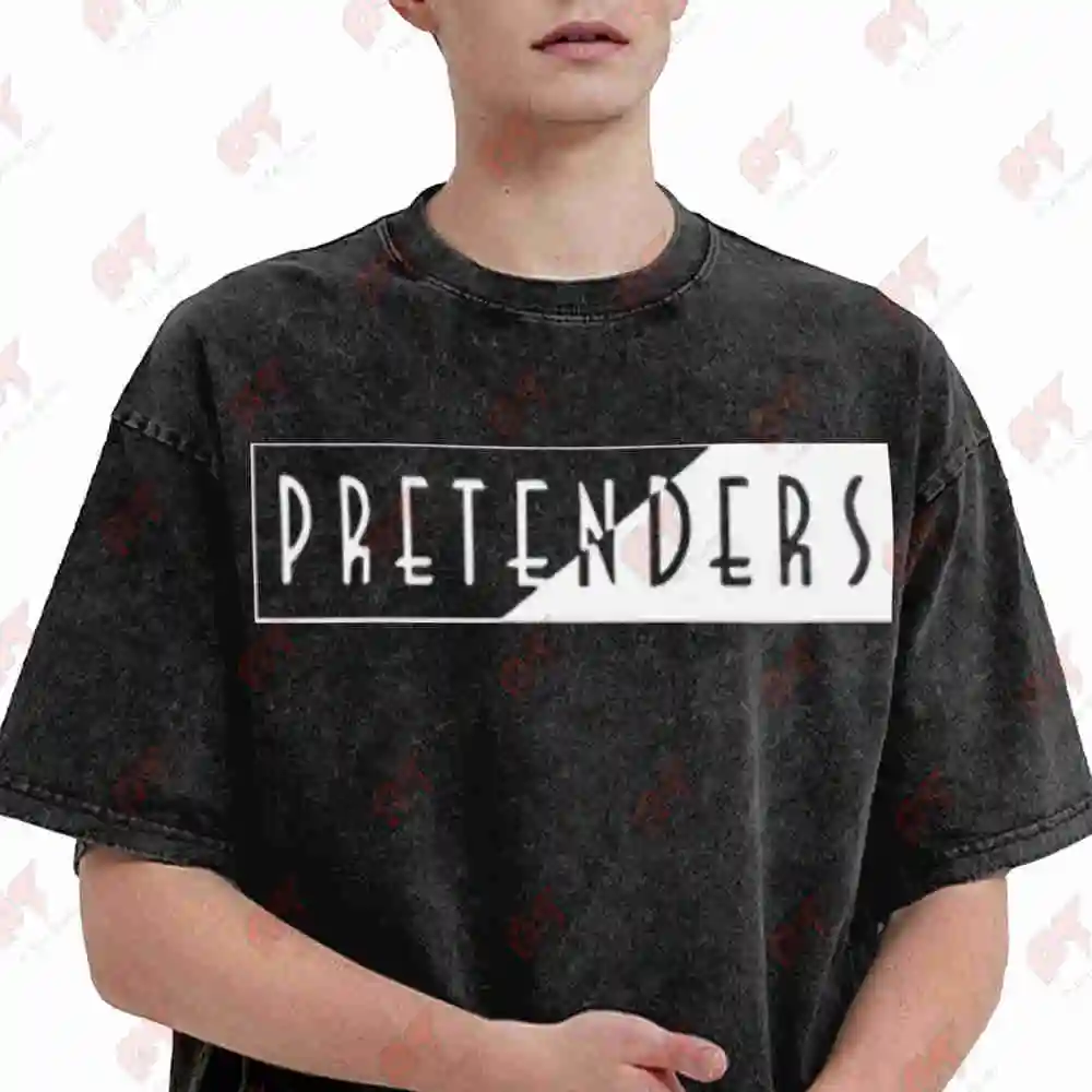 The Pretenders Rock Band Vintage Washed Tee Pure Cotton T-Shirt