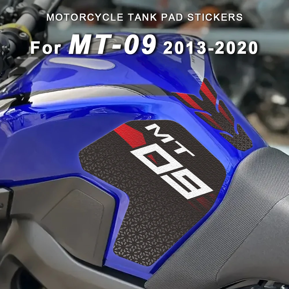 

Anti-slip Motorcycle Tank Pad Protector For Yamaha MT-09 MT09 MT 09 2013-2020 3D Fuel Tank Decals Motorbike Stickers Accessories