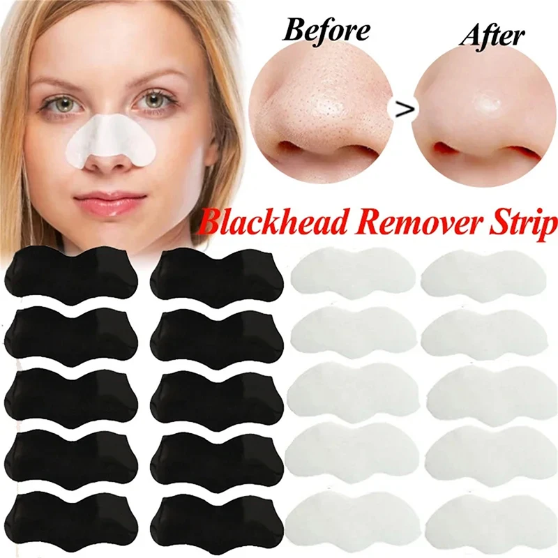 Maska do usuwania zaskórników Dark Dots Spots Treatment Nose Sticker Cleaner Bamboo Charcoal Nose Pore Deep Clean Strip Face Mask