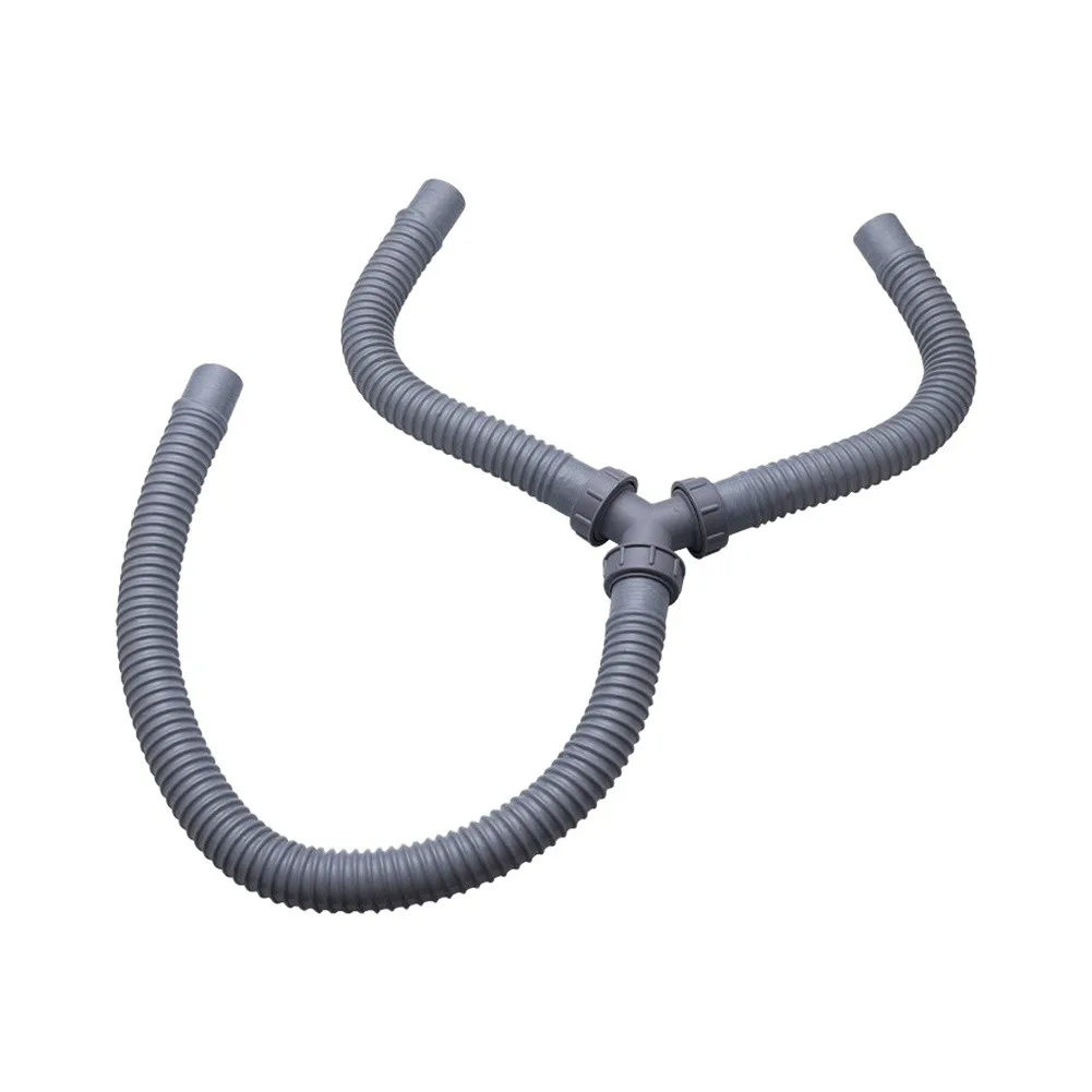 Kitchen Double Sink Drainage Connector Motorhome-Caravan Waste Water Outlet Three Way Y Pipe Barbed Hose Outlet For Kitchen