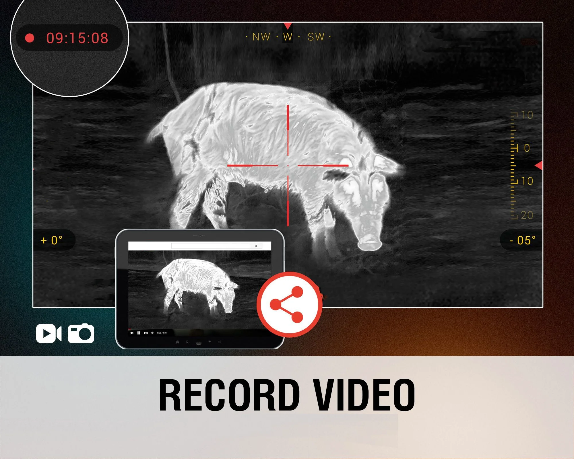 C18 384 Thermal Imaging Monocular 12um Uncooled VOx Infrared Detector Thermal Monocular for Hunting