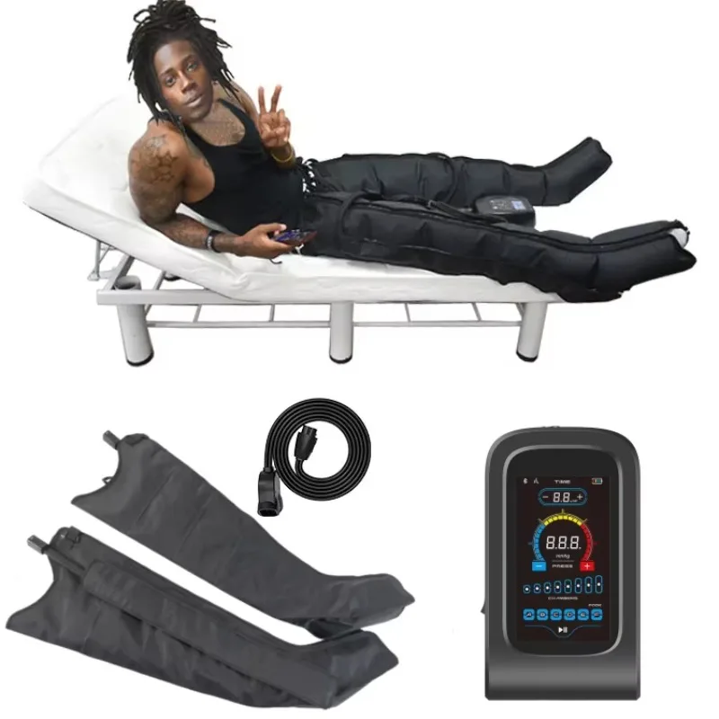5000mAh Rechargeable Air Compression Leg Recovery Massage Boots Wireless Portable Sports Workout Relax Equipment
