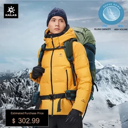 KAILAS-Goose Down Jacket for Men Winter Warm Thickened Camping Outdoor Waterproof Hiking Jacket Outerwear Over Coats KG2233103