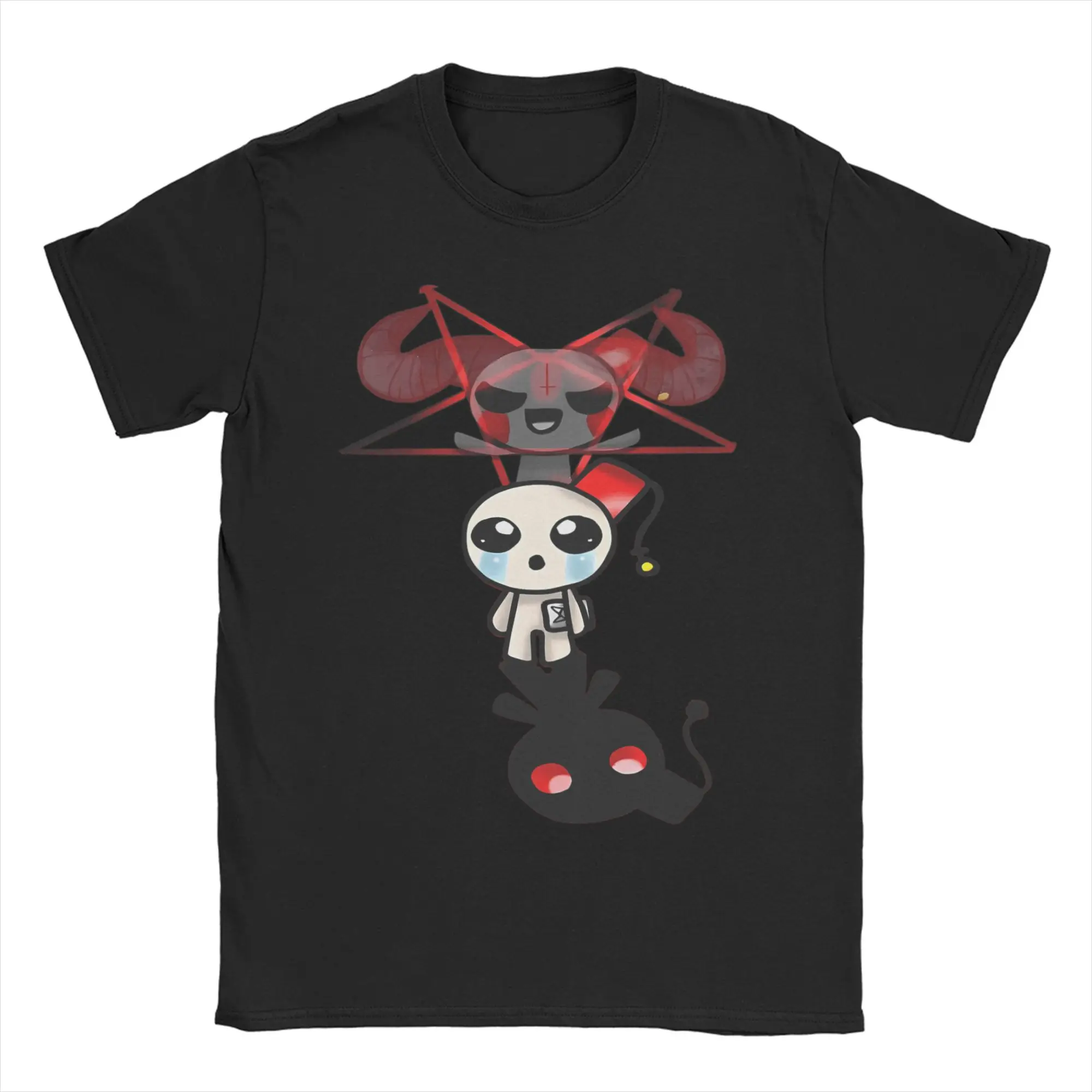 

The Binding Of Isaac Cotton T Shirt For Men Summer Game Vintage T Shirts O-Neck Fashion Tees Plus Size Casual Tops