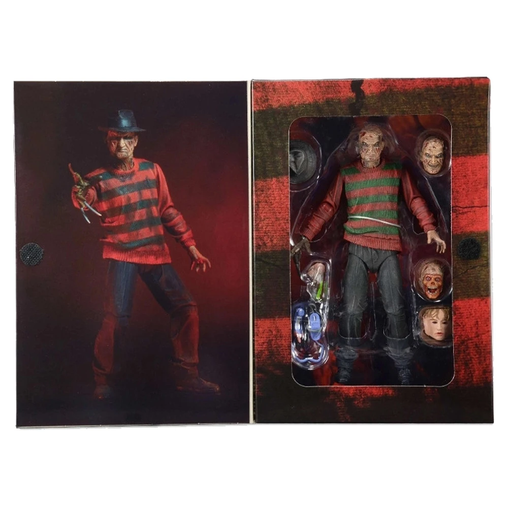 NECA Ghost Street Freddy 30th Anniversary Edition 7 بوصة عمل الشكل NECA 100% النموذج الأصلي دمية المرآب عدة ألعاب الرعب