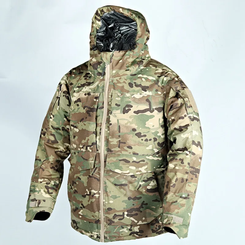 Hunting Jacket For Man 2024 New Autumn Winter Tactical Camouflage Windproof Thermal Cotton Coat High Quality